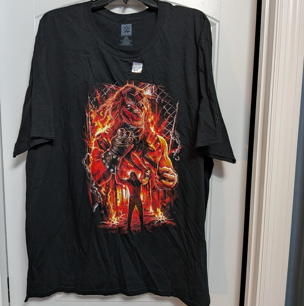 WWE Black and Red Graphic Tee